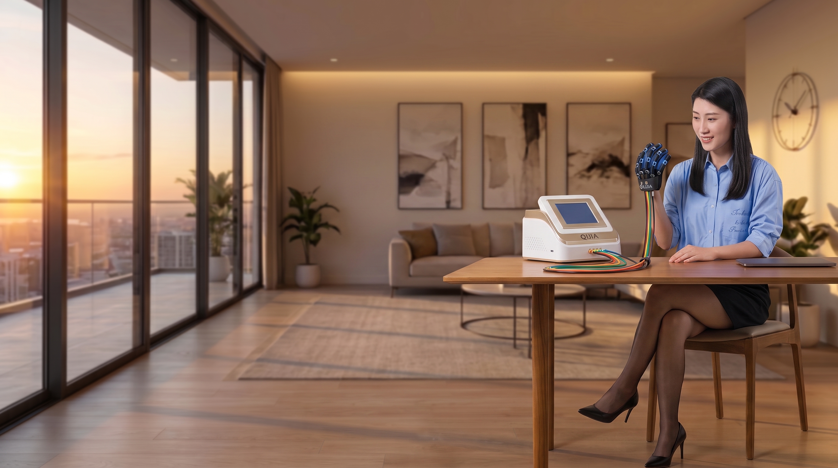 Pneumatic Joint Intelligent Rehabilitation System