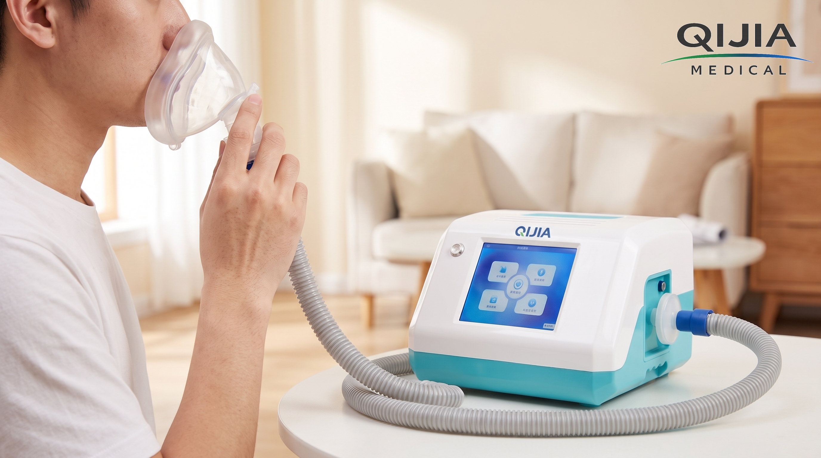 Patient_holding_QIJIA_device_cough_assist Patient_holding_QIJIA_device_cough_assist